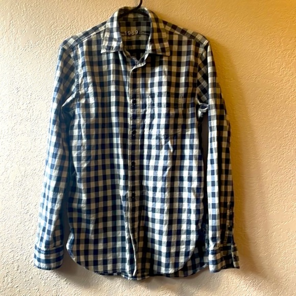 Gap 1969 cotton check shirt